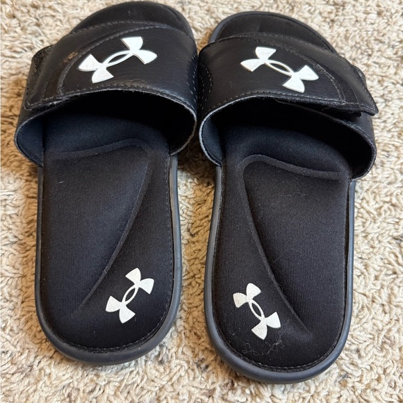 Under Armour Black Athletic Sandals for Everyday Comfort - Picture 2 of 5